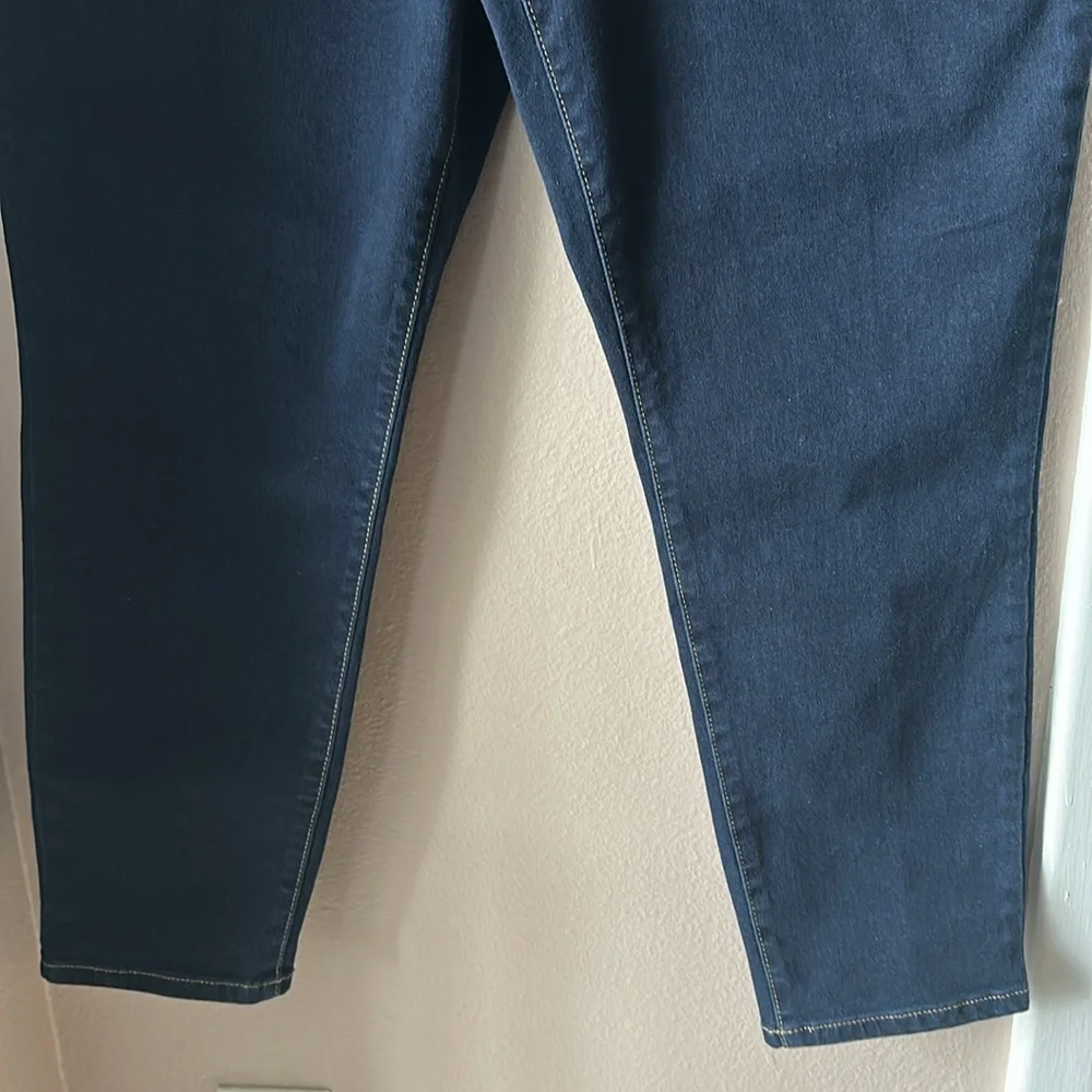 NWT MICHAEL KORS Selma High Rise Midnight Wash Skinny Ankle